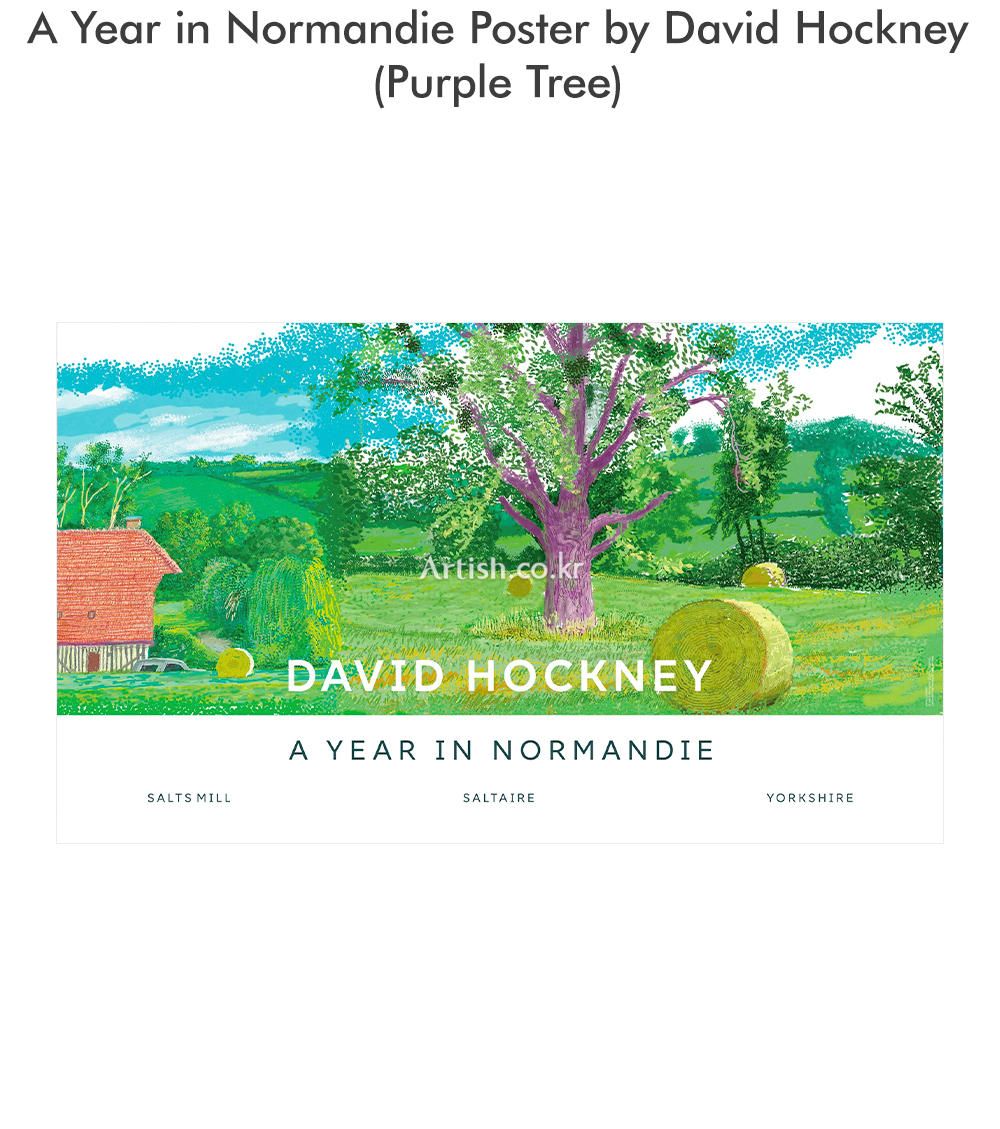 A Year in Normandie – Trees – デイヴィッド・ホックニー